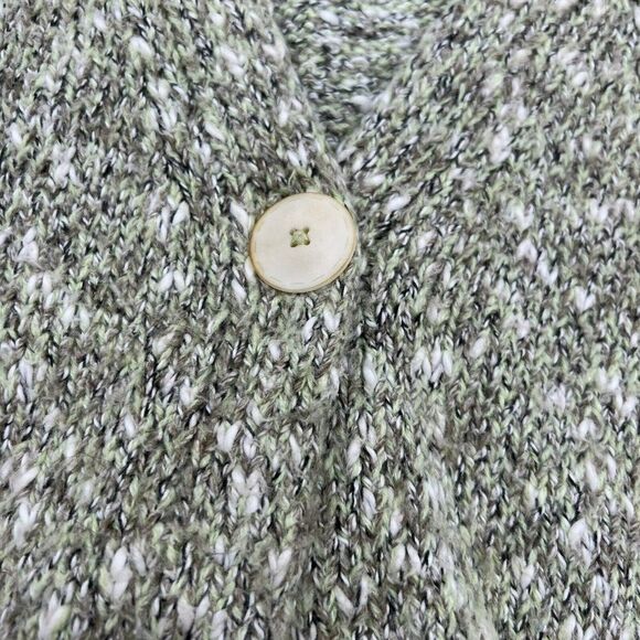 Pure Jill Women’s long sleeve Green Cardigan Medium - Picture 2 of 5